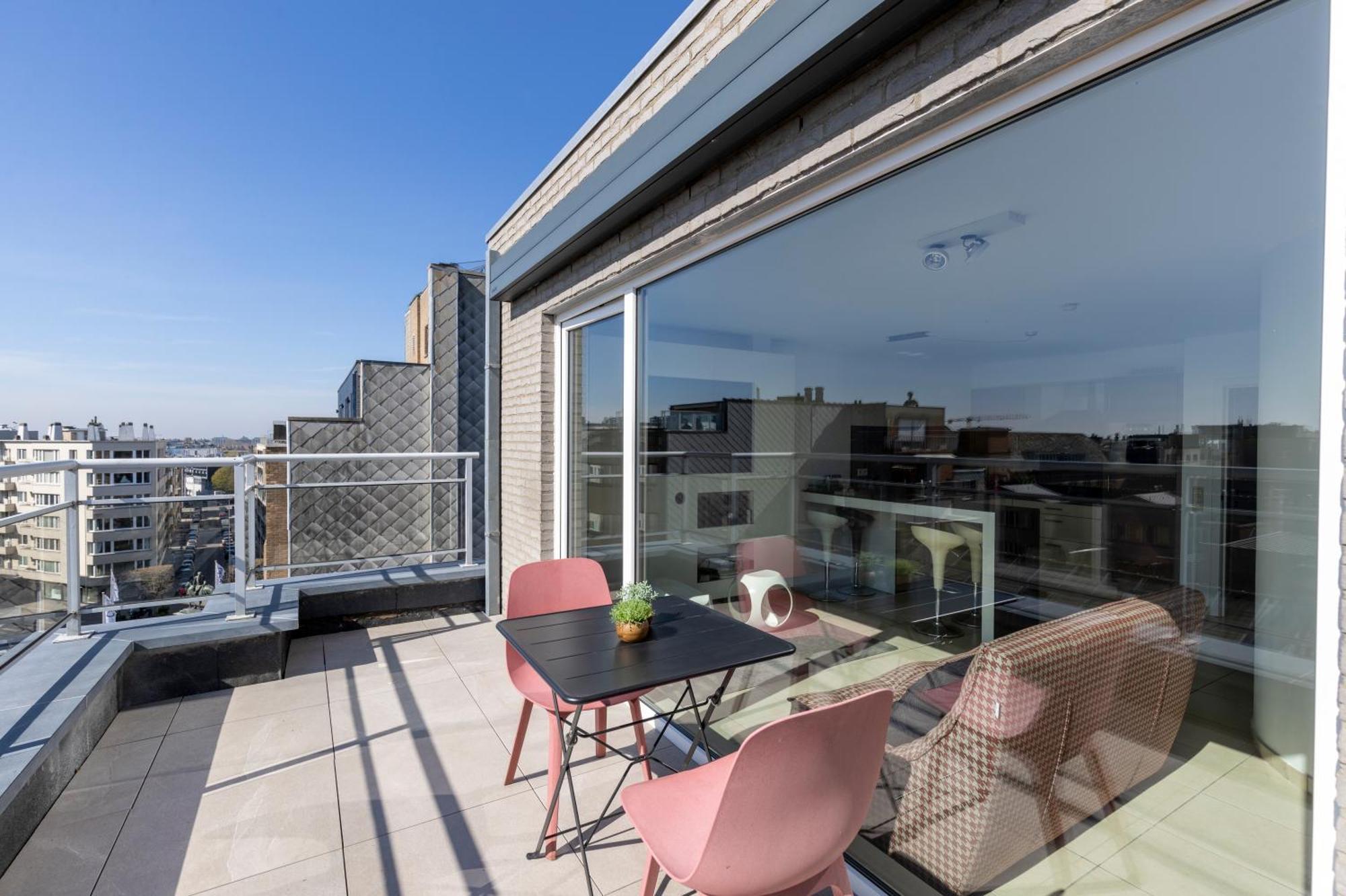 Appartement Penthouse Bij Leopoldpark à Ostende Extérieur photo